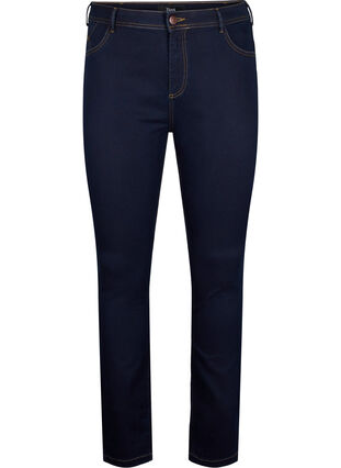 Zizzi Super slim Amy jeans med høy midje, Blå, Packshot image number 0