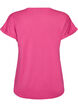 Kortermet T-skjorte i bomullsblanding, Rosa, Packshot image number 1