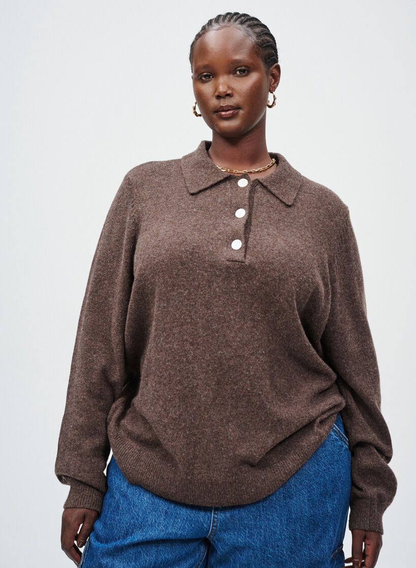 Strikket polo, , Model