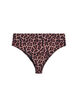 Leopardmønstret brazilian-bikinitruse, Beige, Packshot image number 1