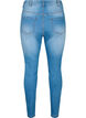 Jeggings med baklommer, Blue denim, Packshot image number 1