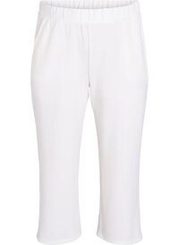 Loose fit bukser med 7/8 lengde, Beige Loose fit bukser med 7/8 lengde