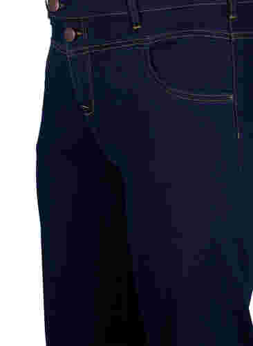 Regular fit Gemma jeans med høyt liv, Blue denim, Packshot image number 2