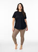 Basis leggings i viskose, Brun, Model image number 1