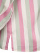 Stripete satengskjorte med krage, Rose Stripe, Packshot image number 4