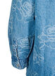 Denimjakke med blomster, Light Blue Denim, Packshot image number 3