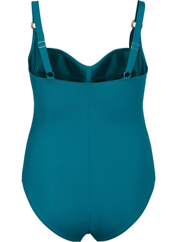 Vattert badedrakt med draperinger , Spruced-up, Packshot image number 1