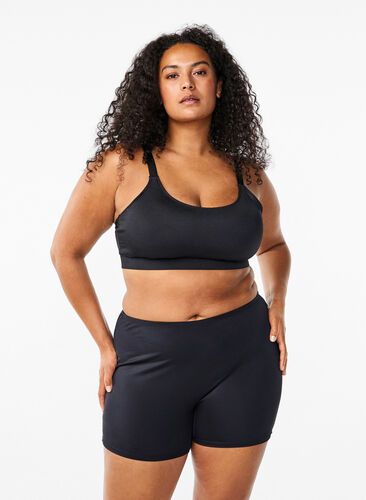 Zizzi Bikinishorts, Svart, Model image number 0