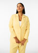 Klassisk blazer med knappelukking, Gul, Model image number 0