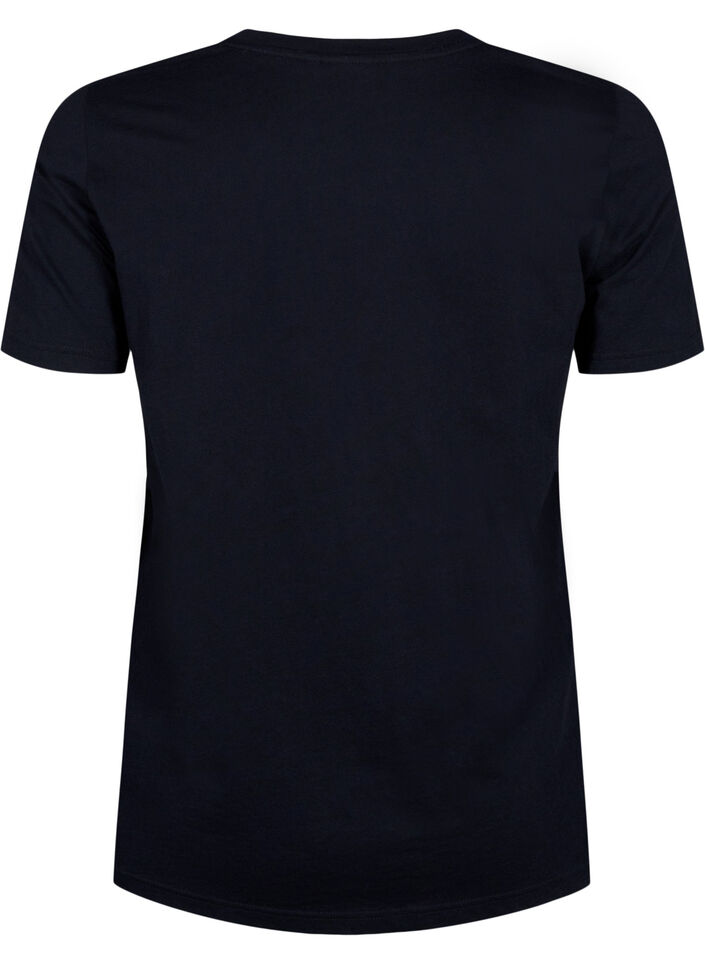 Jule-t-skjorter i 100% bomull, Black w. Drinks, Packshot image number 1
