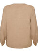 Cardigan med runde knapper, Beige, Packshot image number 1
