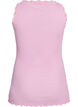 Topp med blondekant, Rosa, Packshot image number 1