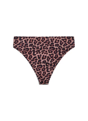 Zizzi Leopard bikini-string, Brun, Packshot image number 0