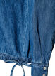 Denimbluse med ballongfasong, Bl&aring;, Packshot image number 3