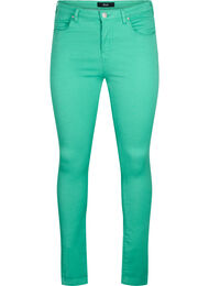 Amy jeans med høyt liv og super slim fit, Holly Green