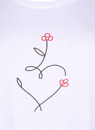 FLASH - T-skjorte med motiv, Bright White Heart, Packshot image number 2