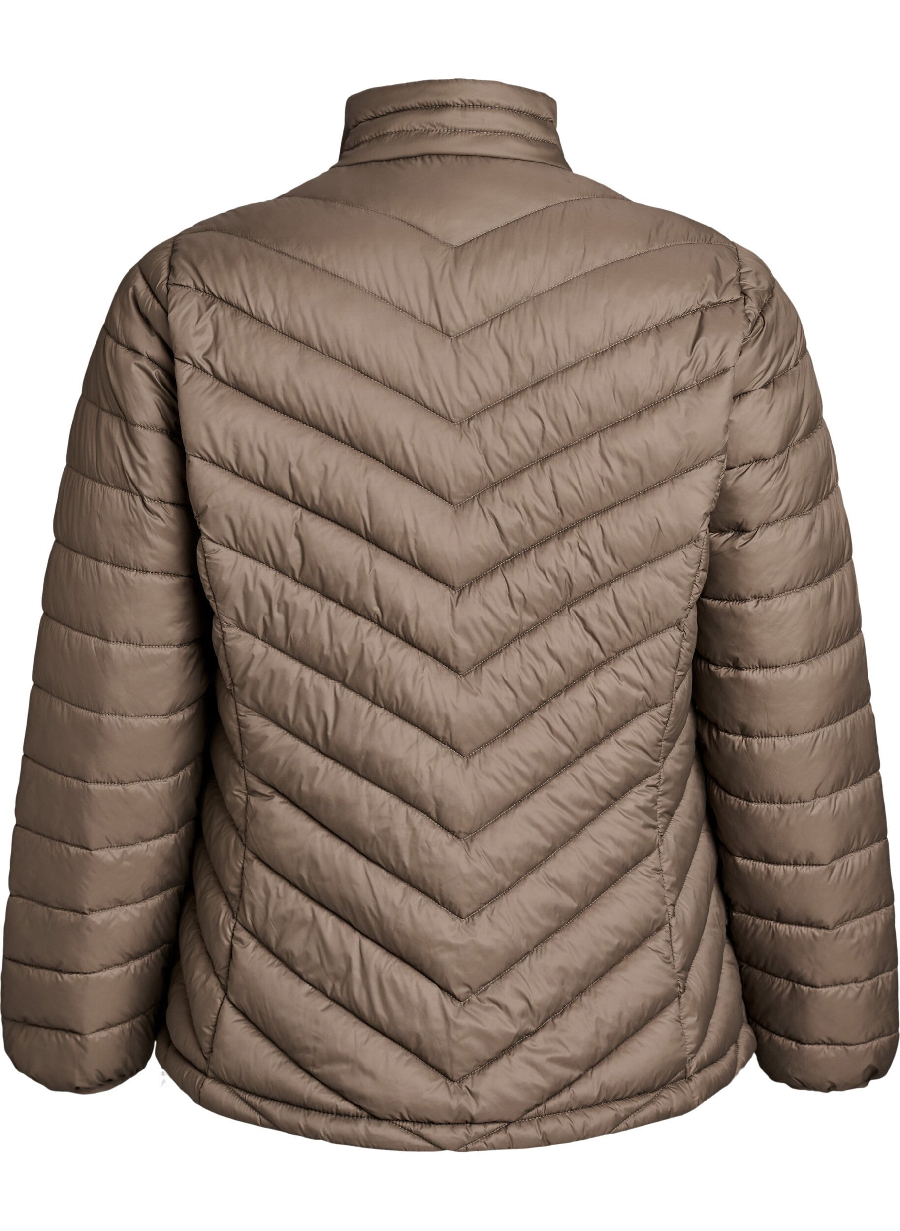 ZizziLett jakke med lommer, Brun, Packshot image number 1