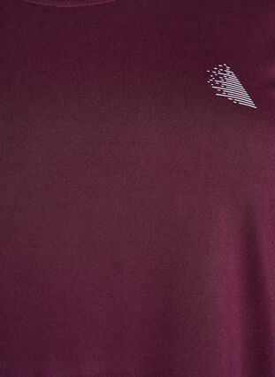Zizzi Treningsbluse med 3/4-ermer, Winetasting, Packshot image number 2