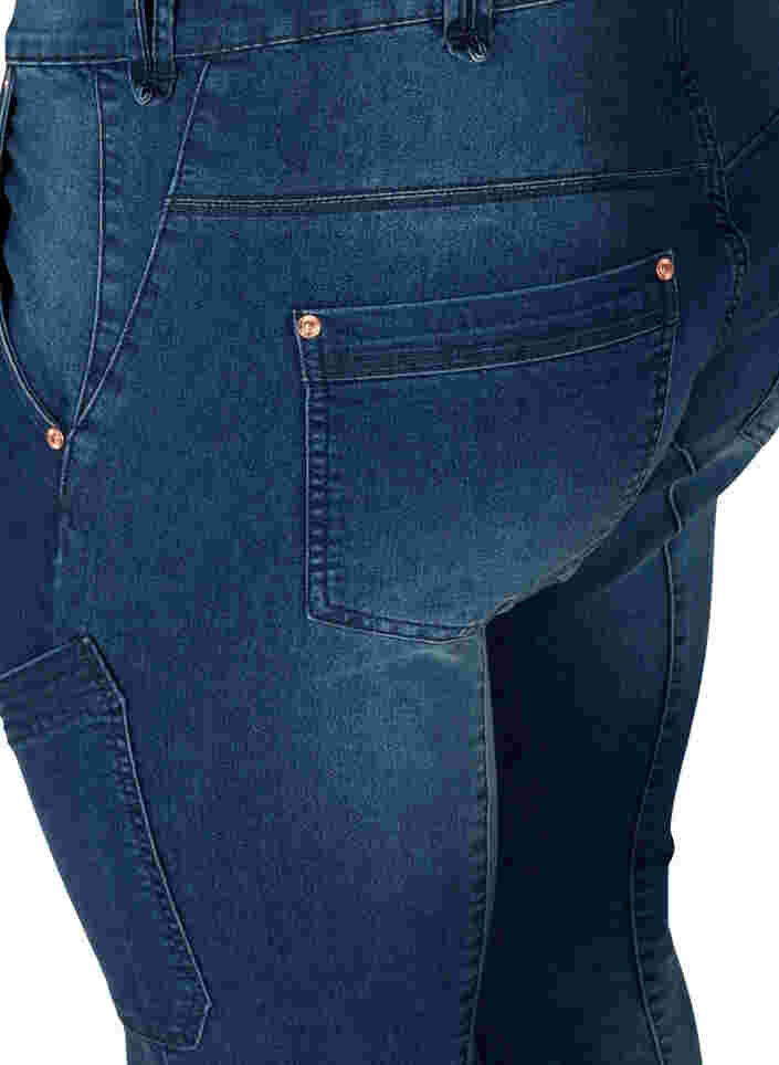 Sanna jeans, Dark blue denim, Packshot image number 3