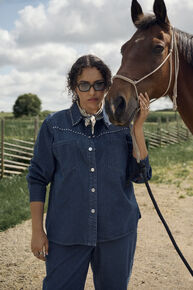Matchende denimsett,  Matchende denimsett, , Model