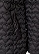 Lett polstret jakke med dekorativ quilting, Svart, Packshot image number 3