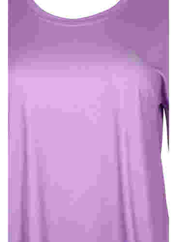 Kortermet trenings T-skjorte, African Violet, Packshot image number 2