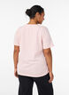 T-skjorte med trykk, Rosa, Model image number 2