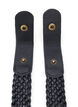 Flettet elastisk belte, Svart, Packshot image number 3