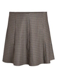 Klassisk A-formet skjørt, Brown Check