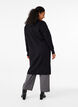 Lang strikket cardigan med lommer, Black, Model image number 1