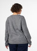 Cardigan med knapper og avrundet front, Gr&aring;, Model image number 2