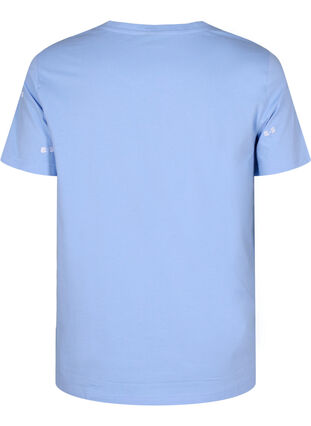 T-skjorte i økologisk bomull med sløyfer, Serenity W. Bow Emb., Packshot image number 1