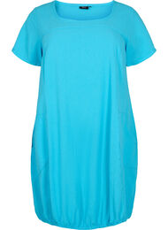 Kortermet kjole i bomull, Blue Atoll