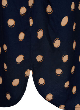 FLASH - Skjortekjole med trykk, Blue Double Dot, Packshot image number 4