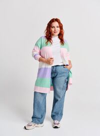 Cardigan i farger, , Model