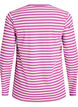 Stripete bluse med lange ermer, Lilla, Packshot image number 1