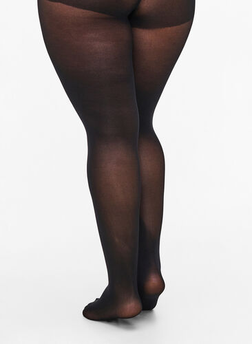 Strømpebukser til gravide i 60 denier, Black, Model image number 1