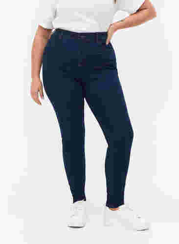 FLASH - Jeans med super slim passform, Blue denim, Model image number 2