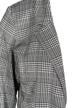 Rutete blazer med detaljer i lurex, Grey check comb., Packshot image number 2