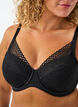 Blonde-BH med polstrede sk&aring;ler, Svart, Model image number 3