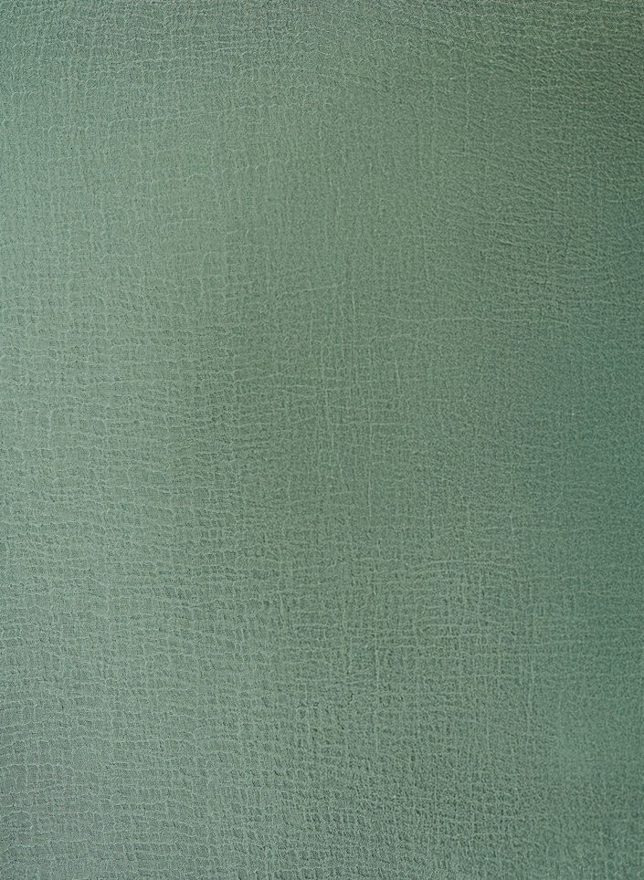 Bluse med V-hals og volanger, Gr&oslash;nn, Packshot image number 2