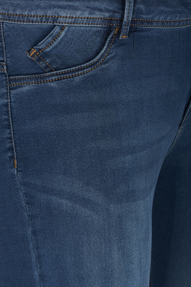 Super slim Amy jeans med høyt liv, Blå, Packshot image number 2