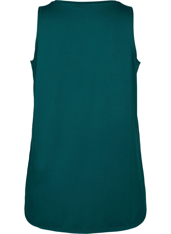 Treningsoverdel med v-hals, Deep Teal, Packshot image number 1