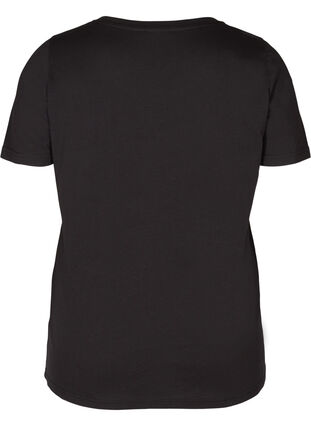 T-skjorte med print, Black Flamingo, Packshot image number 1