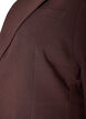 Klassisk blazer med enkel knappelukking, Brun, Packshot image number 4