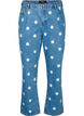 Høy midje Gemma jeans med tusenfryd, Blå, Packshot image number 0