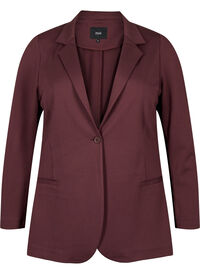 Enkel blazer med knappelukking