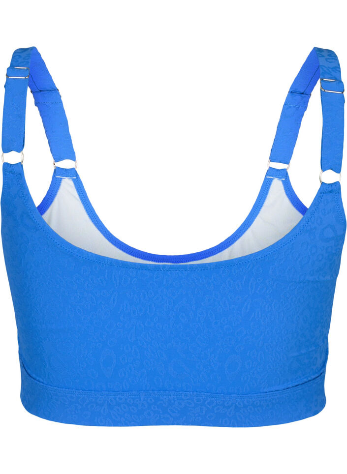 Bikinitopp med Leo-struktur, Palace Blue, Packshot image number 1