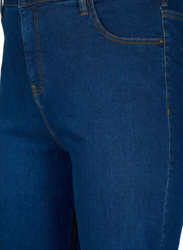 Megan jeans med ekstra høy midje og normal passform, Dark blue, Packshot image number 2