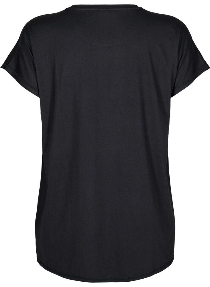 Lang trengings T-skjorte, Svart, Packshot image number 1